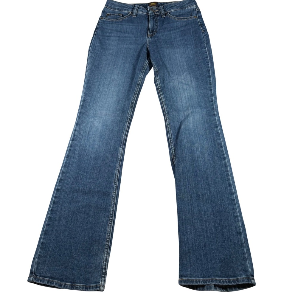 Lee Bootcut Jeans Womens 4M (FITS 28x32) Blue Medium Wash‎ Stretch 101CMVEW9